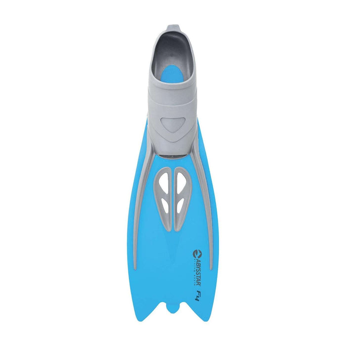 Schnorchel-Flossen F4 Blau 38-39 Abysstar 69763BL
