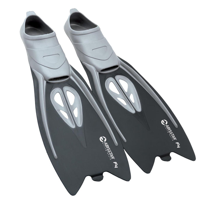 Schnorchel-Flossen F4 Schwarz 40-41 Abysstar 69764BK