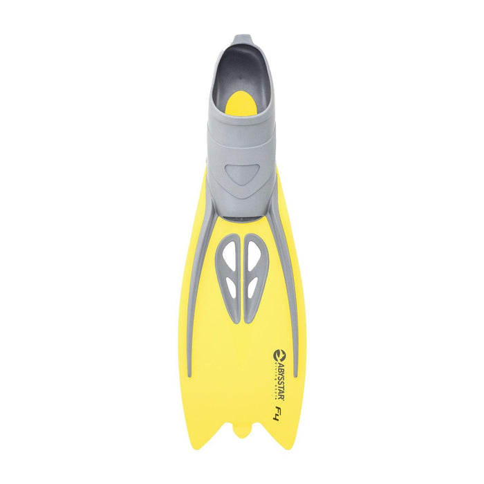 Schnorchel-Flossen F4 Gelb 40-41 Abysstar 69764YL