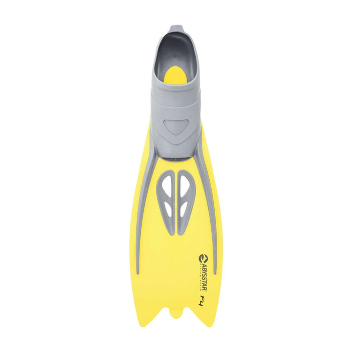 Schnorchel-Flossen F4 Gelb 42-43 Abysstar 69765YL