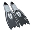 Schnorchel-Flossen F4 Schwarz 46-47 Abysstar 69767BK