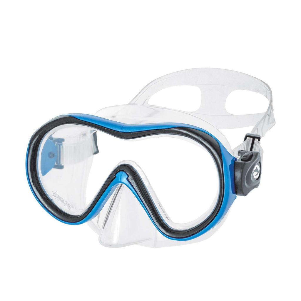 Schnorchelmaske Kronos Klar-Blau Abysstar 69771BL