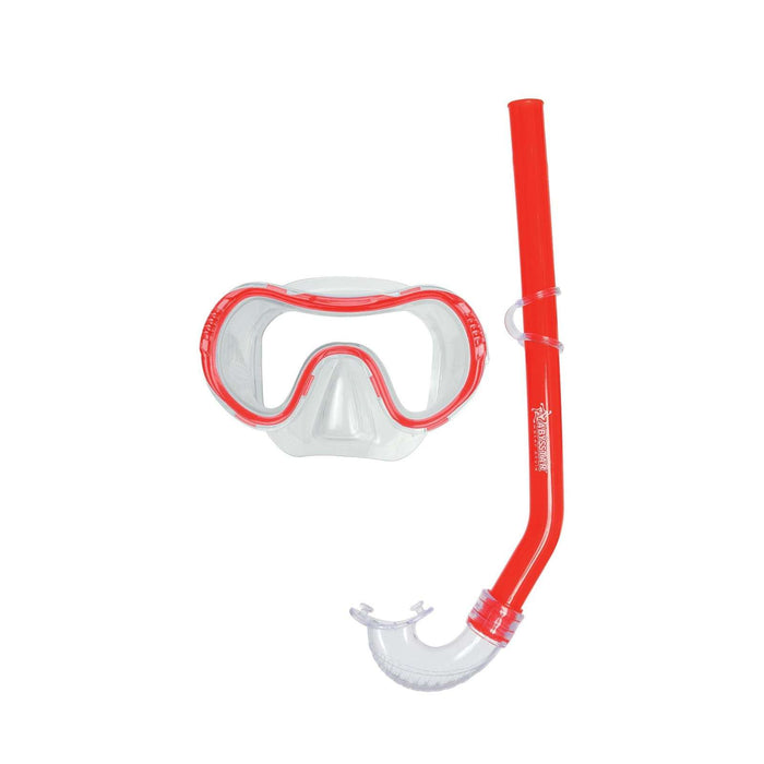 Schnorchelset Löwe Kinder Rot Abysstar 69779RD