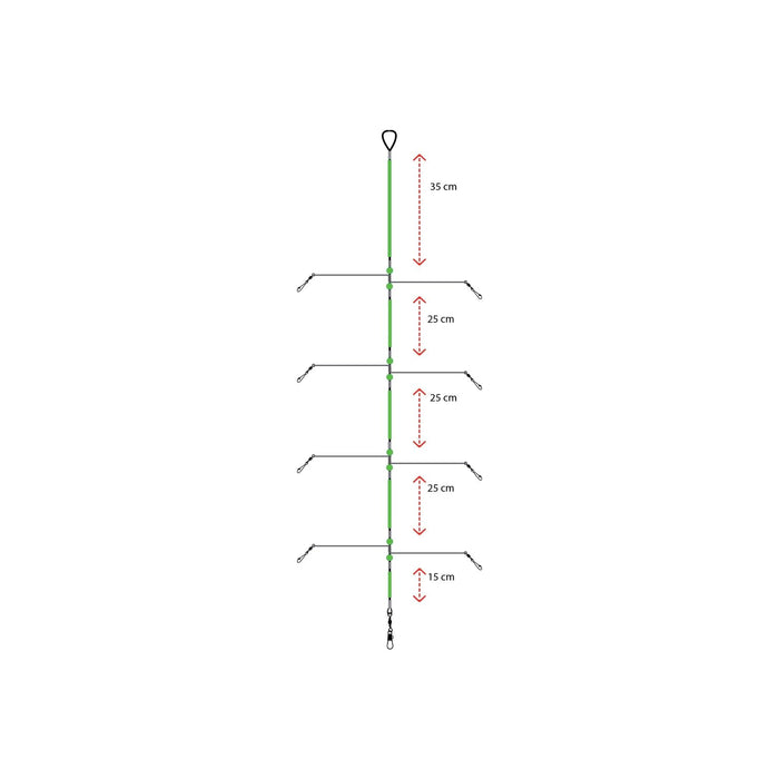 Tiefsee Rig 8 Haken Expert Predator 69790