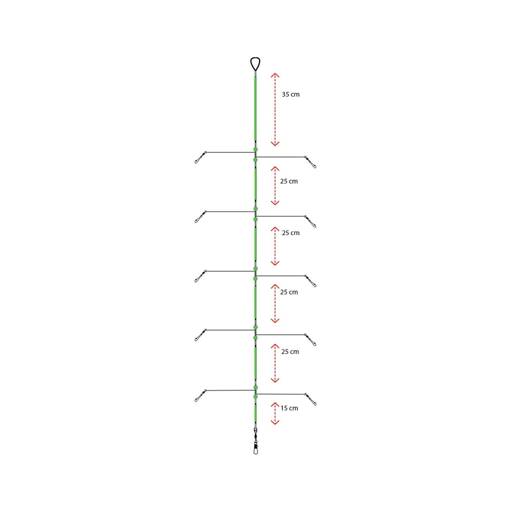 Tiefsee Rig 10 Haken Expert Predator 69791