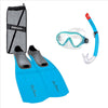Schnorchelset Kiros-Anatomisch-Jonica Kinder Blau Größe 35-36 Abysstar 69854BL