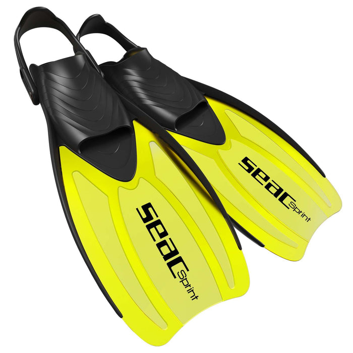 Schnorchelflossen Sprint Gelb M-L ~ 42-43 Seac 71-14Y-M-L