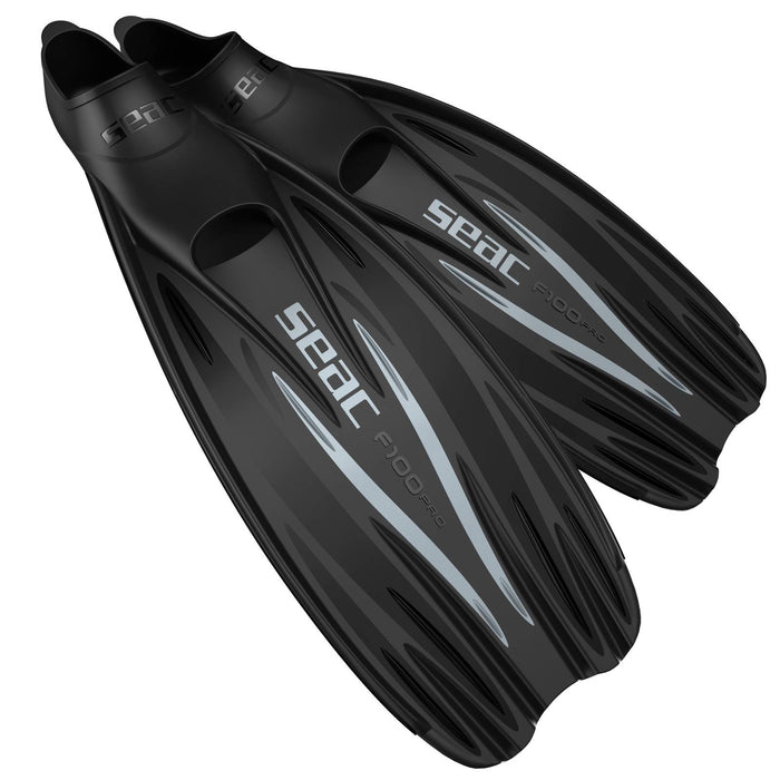 Tauchflossen F100 Pro Schwarz Größe 42-43 Seac 71-1N-42-43