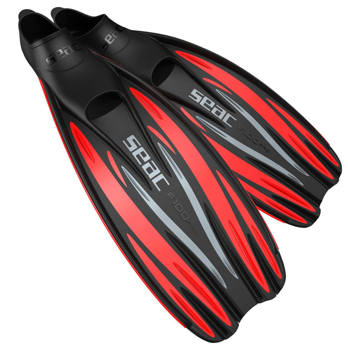 Tauchflossen F100 Pro Rot Größe 38-39 Seac 71-1R-38-39