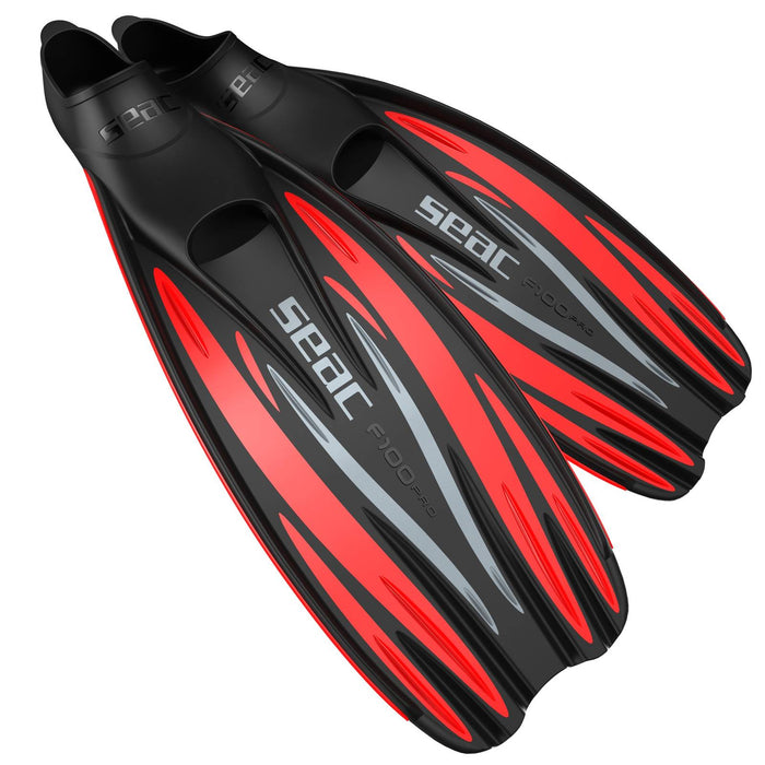 Tauchflossen F100 Pro Rot Größe 40-41 Seac 71-1R-40-41