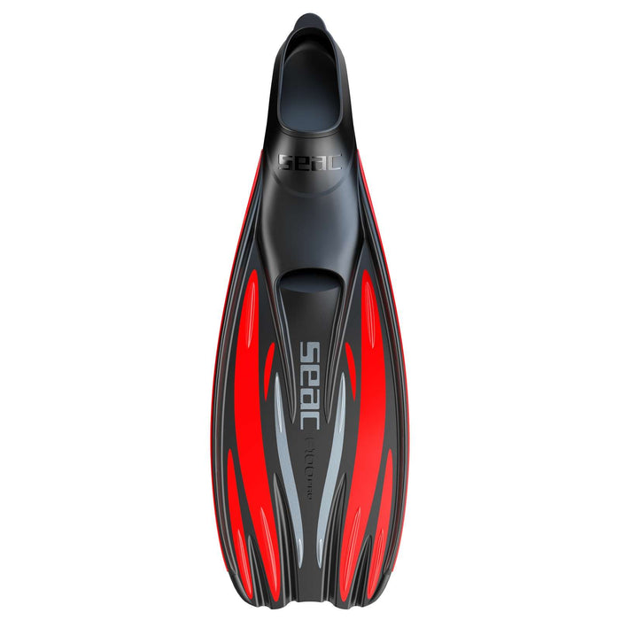 Tauchflossen F100 Pro Rot Größe 42-43 Seac 71-1R-42-43