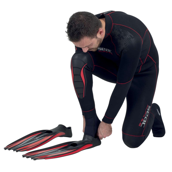 Tauchflossen F100 Pro Rot Größe 42-43 Seac 71-1R-42-43