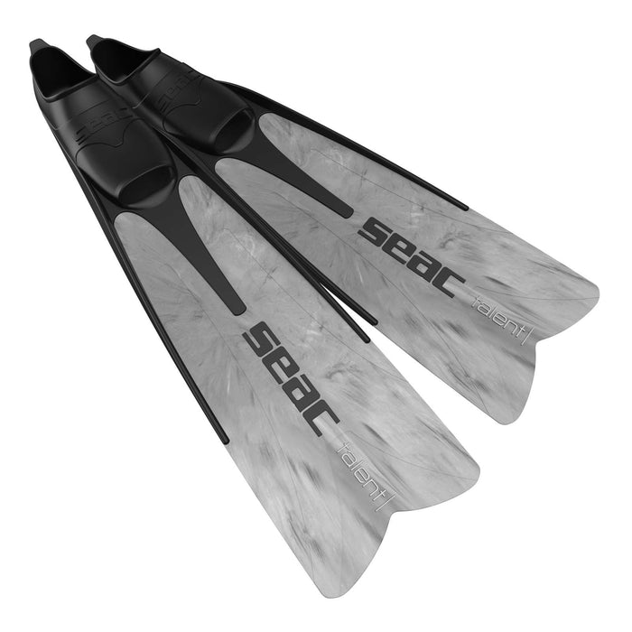 Freitauchen und Spearfishing Flossen Talent Camo-Grau Größe 47-48 Seac 71-24CG-47-48