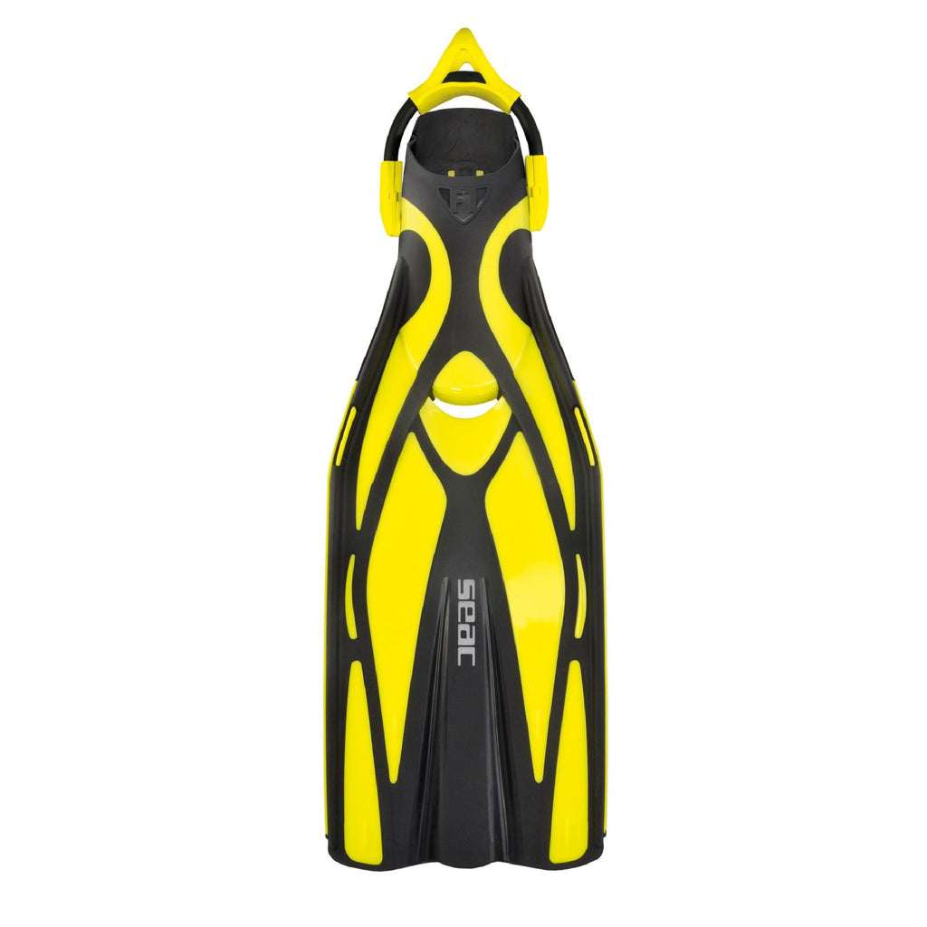 Tauchflossen F1 Sling Strap Gelb M-L Seac 71-36Y-M-L