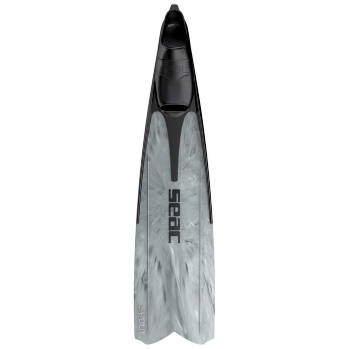 Freediving- und Spearfishing-Flossen Shout S700 Camo-Grau 41-42 Seac 71-44CG-41-42