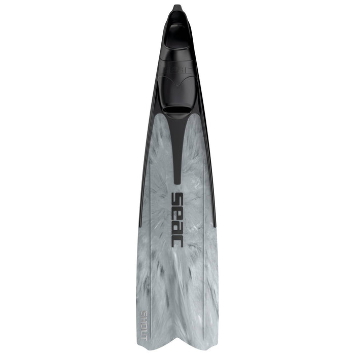 Freediving- und Spearfishing-Flossen Shout S700 Camo-Grau 43-44 Seac 71-44CG-43-44