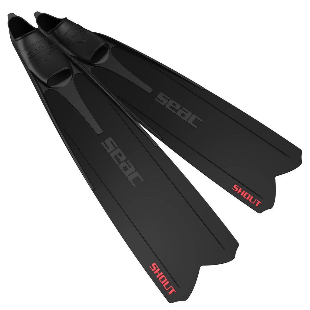 Freitauch- und Speerfischen Flossen Shout S700 Schwarz 41-42 Seac 71-44N-41-42