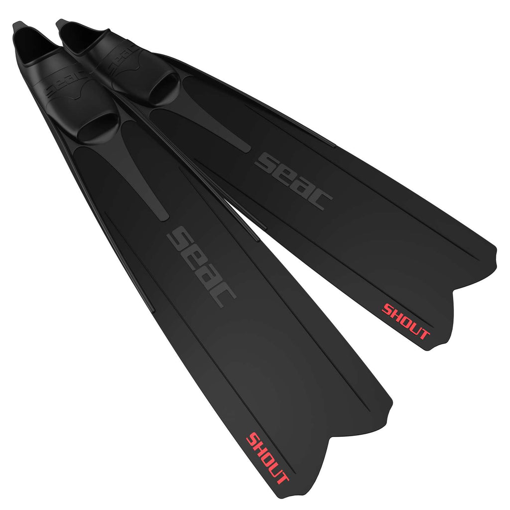 Freitauch- und Speerfischen Flossen Shout S700 Schwarz 45-46 Seac 71-44N-45-46