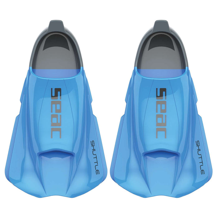 Schwimmflossen Shuttle Flex Hellblau-Grau Größe 45-46 Seac 71-51AZG-45-46