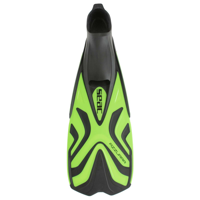 Schnorchelflossen Azzurra Kinder Limette 32-33 Seac 71-54L-32-33