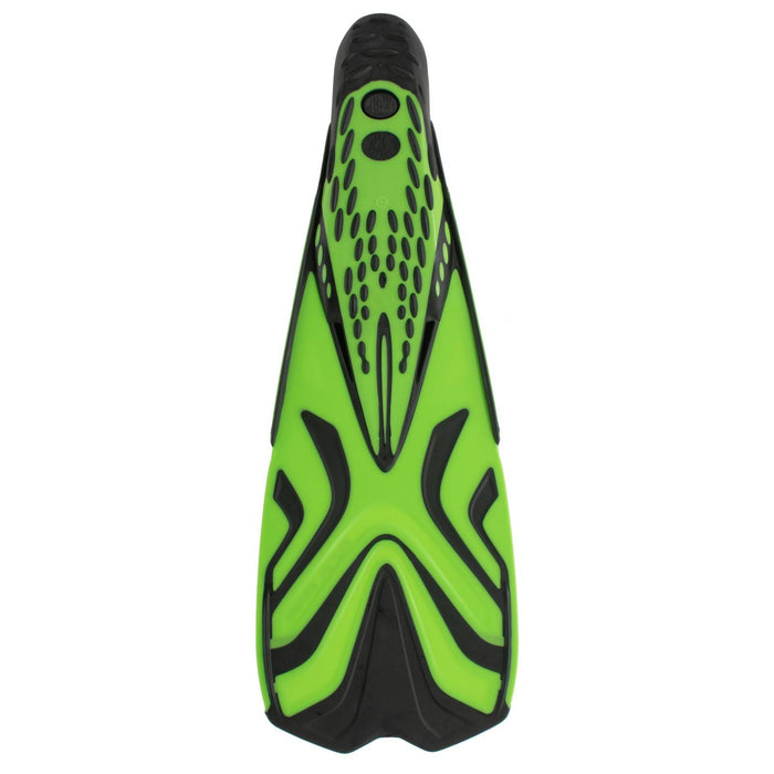 Schnorchelflossen Azzurra Kinder Limette 34-35 Seac 71-54L-34-35