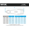 Tauchflossen U-1000 Rot S-M ~ 37-39 Seac 71-55R-S-M