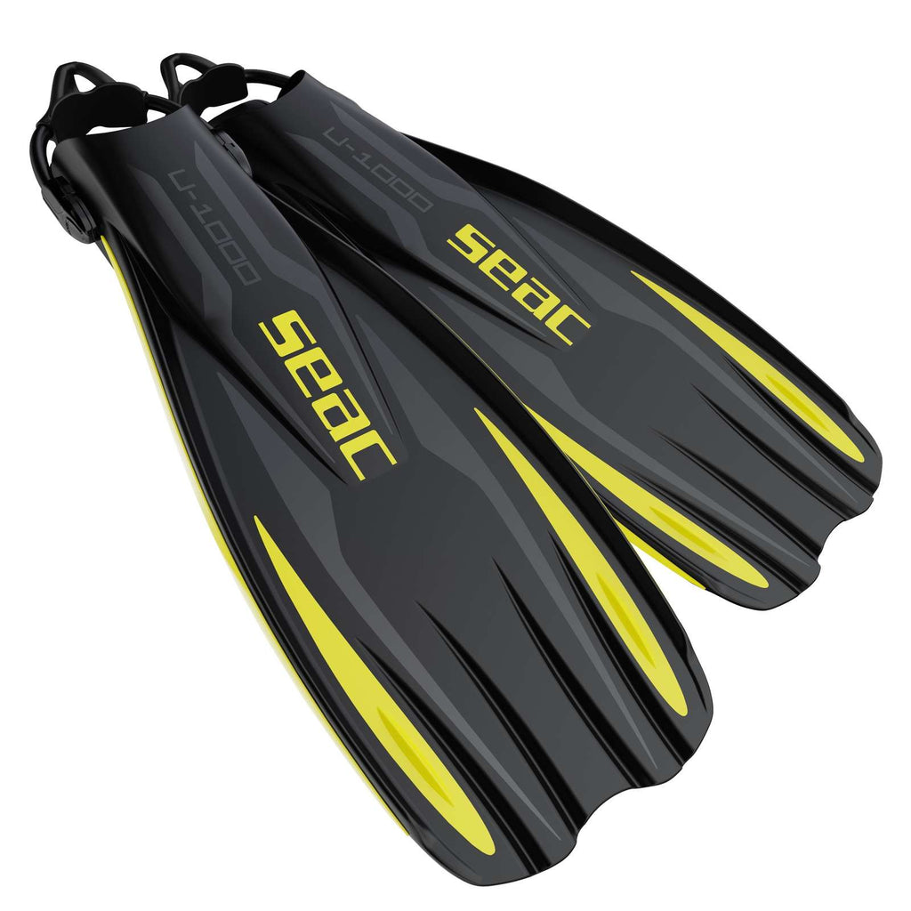 Taucherflossen U-1000 Gelb M-L ~ 40-42 Seac 71-55Y-M-L