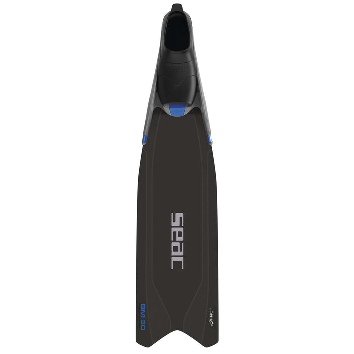 Flossen für Freitauchen und Speerfischen Bm30 Schwarz-Blau 35-36 Seac Seac 71-56N-35-36