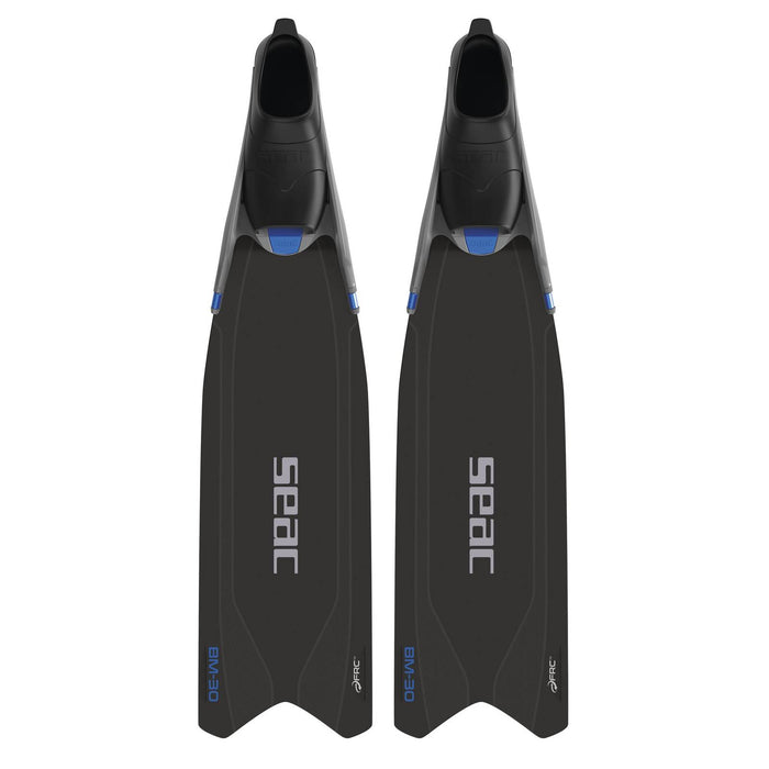 Freitauchen und Spearfishing Flossen Bm30 Schwarz-Blau 39-40 Seac 71-56N-39-40
