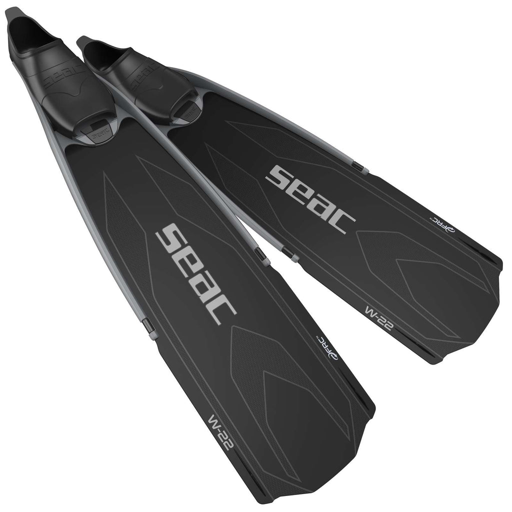 Freitauchen und Spearfishing Flossen W-22 Schwarz 39-40 Seac 71-59N-39-40
