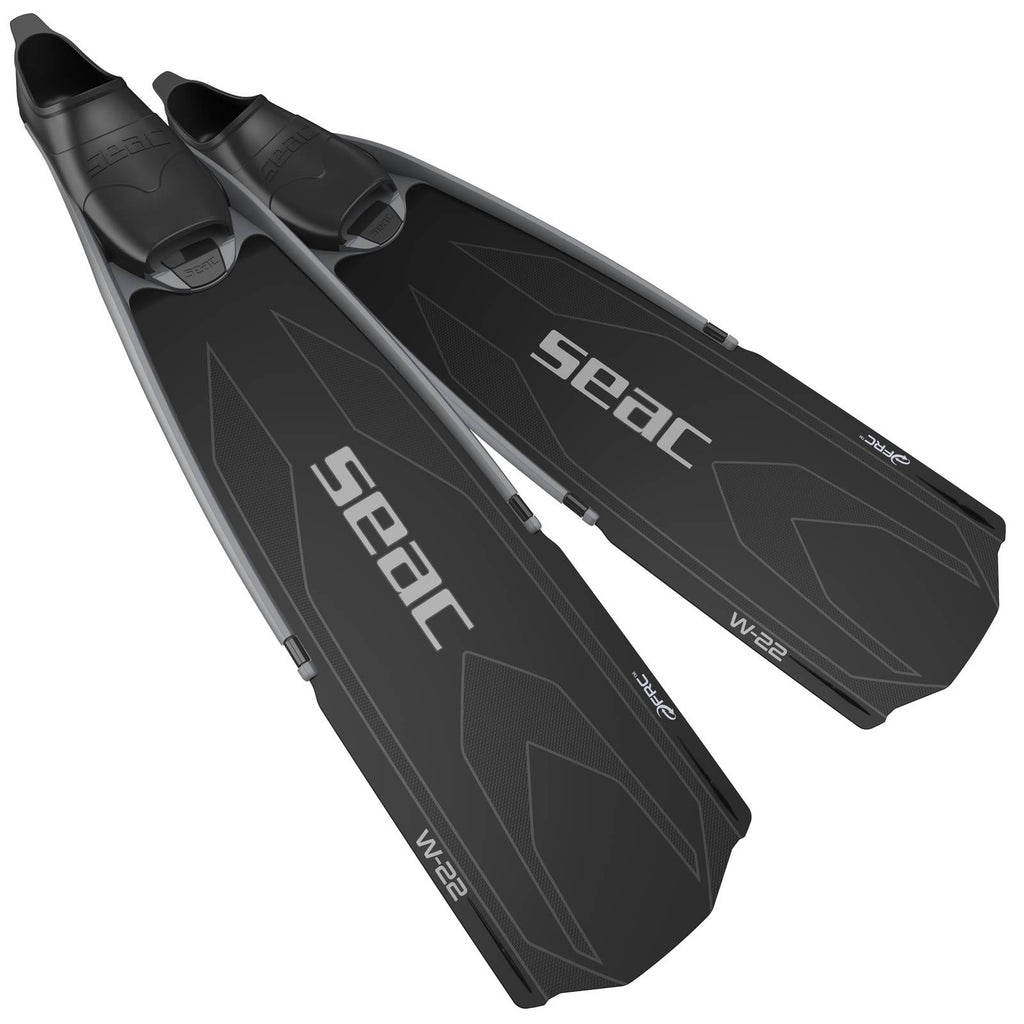 Freitauchen und Spearfishing Flossen W-22 Schwarz 45-46 Seac 71-59N-45-46