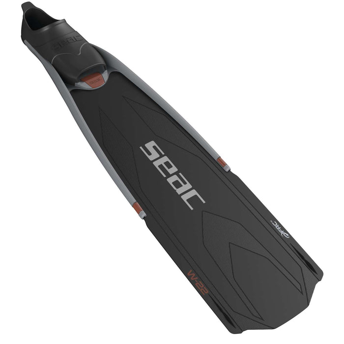 Freitauchen und Spearfishing Flossen W-22 Schwarz-Rot 35-36 Seac 71-59NR-35-36