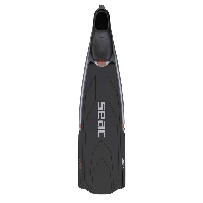 Freitauchen und Speerfischen Flossen W-22 Schwarz-Rot 45-46 Seac 71-59NR-45-46