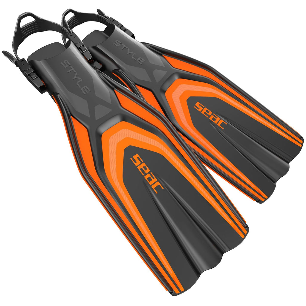 Tauchflossen Stil Orange M-L ~ 42-43 Seac 71-61O-M-L