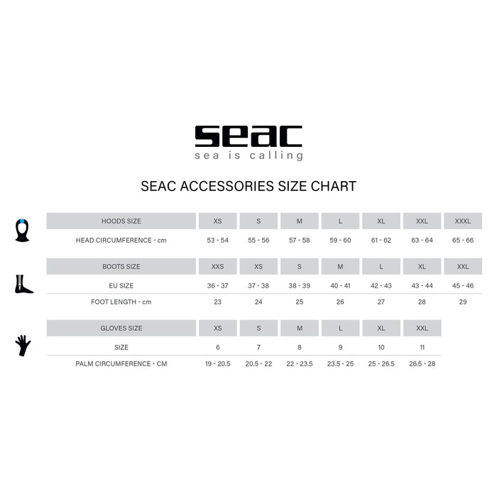 Kapuzen Standard 5mm XXL Seac 71606-XXL
