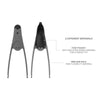 Fin Fußtasche Motus W22 Schwarz 39-40 Seac 73-16N-39-40
