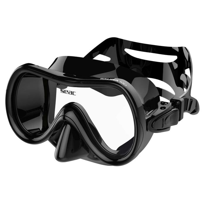 Schnorchelmaske Salina Md Slt Klar-Schwarz Seac 75-16N-SBLN