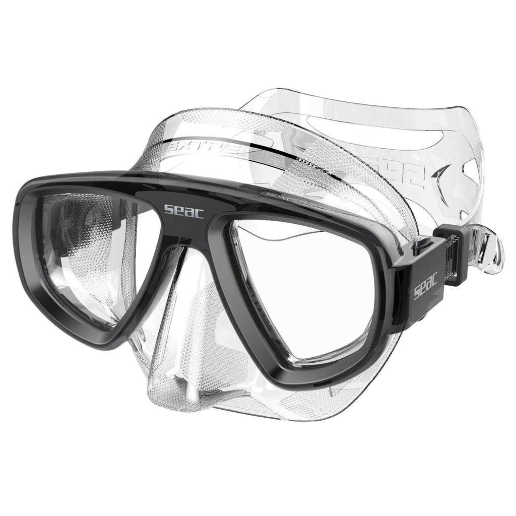 Tauch-Schnorchelmaske Extreme 50 Klar-Schwarz Seac 75-65N-SKL