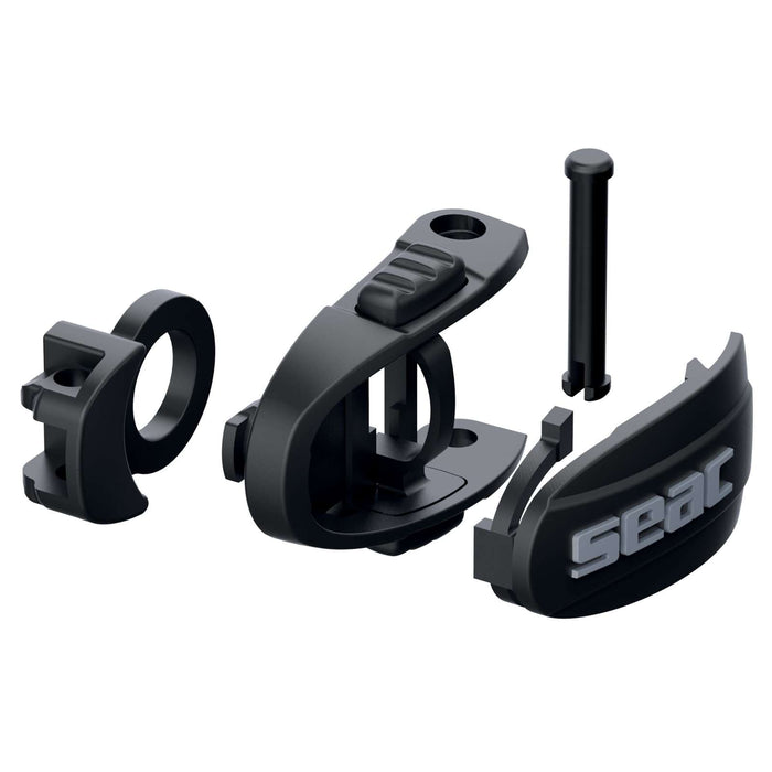 Freitauch- und Spearfishing-Maske Eagle Schwarz Seac 75-66N-SBL
