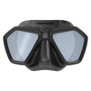 Freitauch- und Spearfishing-Maske Eagle Silber Spiegellinsen Schwarz Seac 75-66NS-SBL-LS