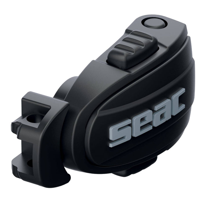 Freitauch- und Spearfishing-Maske Eagle Silber Spiegellinsen Schwarz Seac 75-66NS-SBL-LS