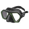 Freitauch- und Spearfishing-Maske Eagle Schwarz-Grün Seac 75-66V-SBL