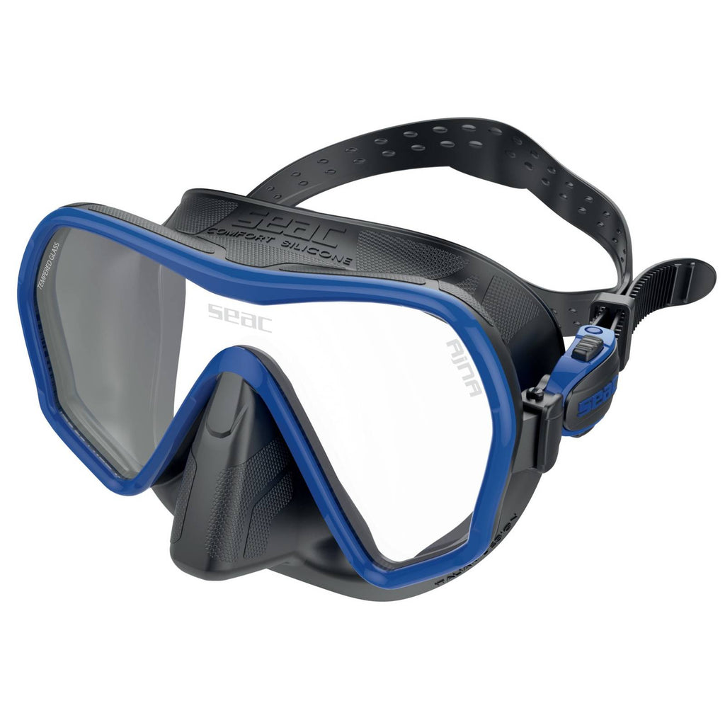 Tauchmaske Ajna Schwarz-Blau Seac 75-67B-SBL