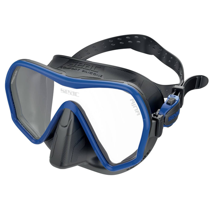 Tauchmaske Ajna Schwarz-Blau Seac 75-67B-SBL