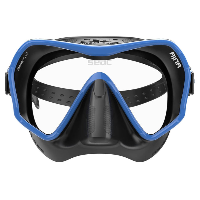 Tauchmaske Ajna Schwarz-Blau Seac 75-67B-SBL