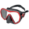 Tauchmaske Ajna Schwarz-Rot Seac 75-67R-SBL