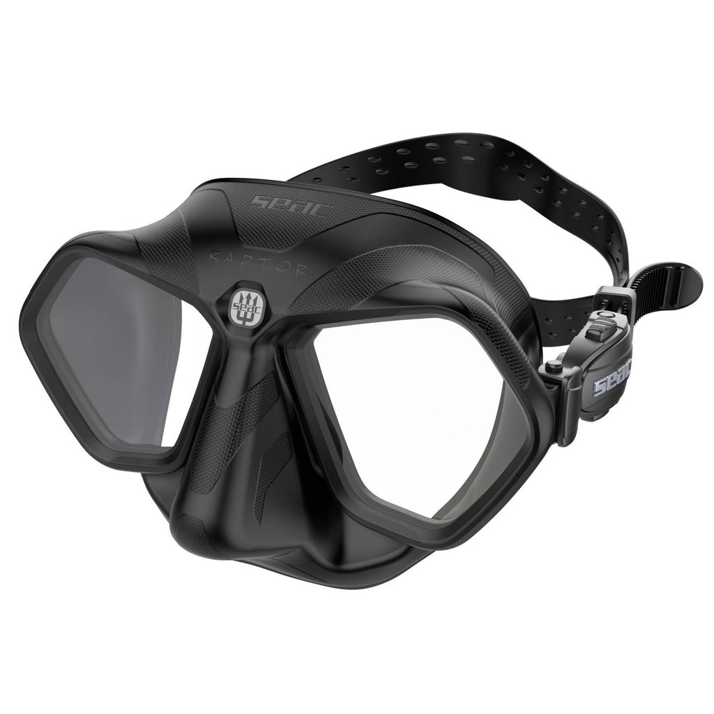 Freediving- und Spearfishing-Maske Raptor Schwarz Seac 75-68N-SBL