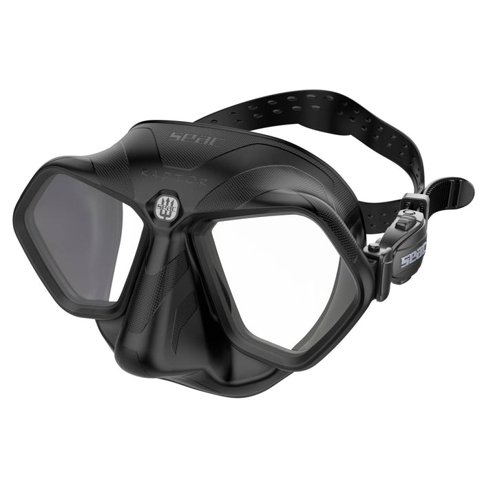 Freediving- und Spearfishing-Maske Raptor Schwarz Seac 75-68N-SBL