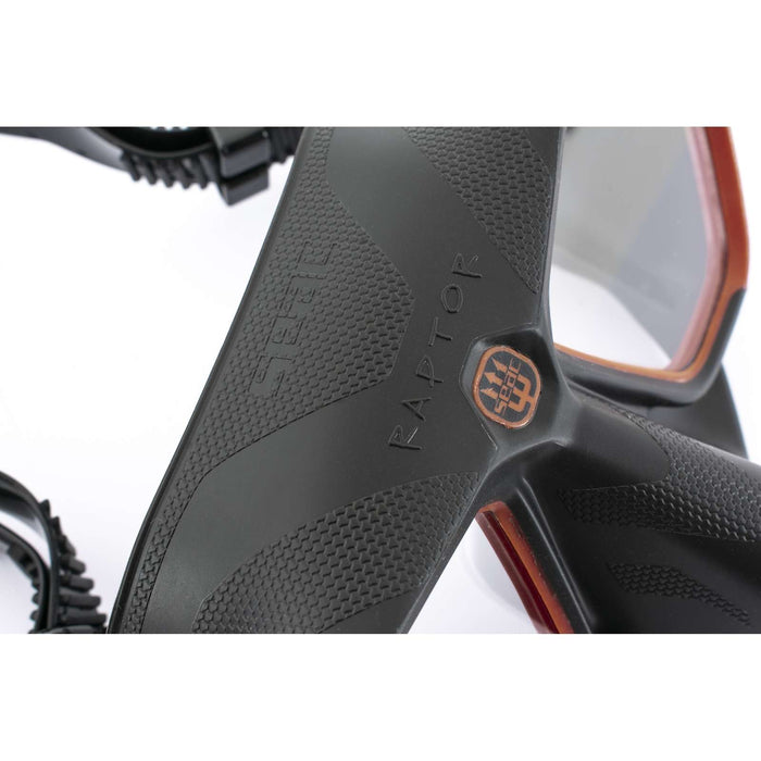 Freediving- und Spearfishing-Maske Raptor Schwarz-Rot Seac 75-68R-SBL