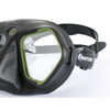 Freediving- und Spearfishing-Maske Raptor Schwarz-Grün Seac 75-68V-SBL